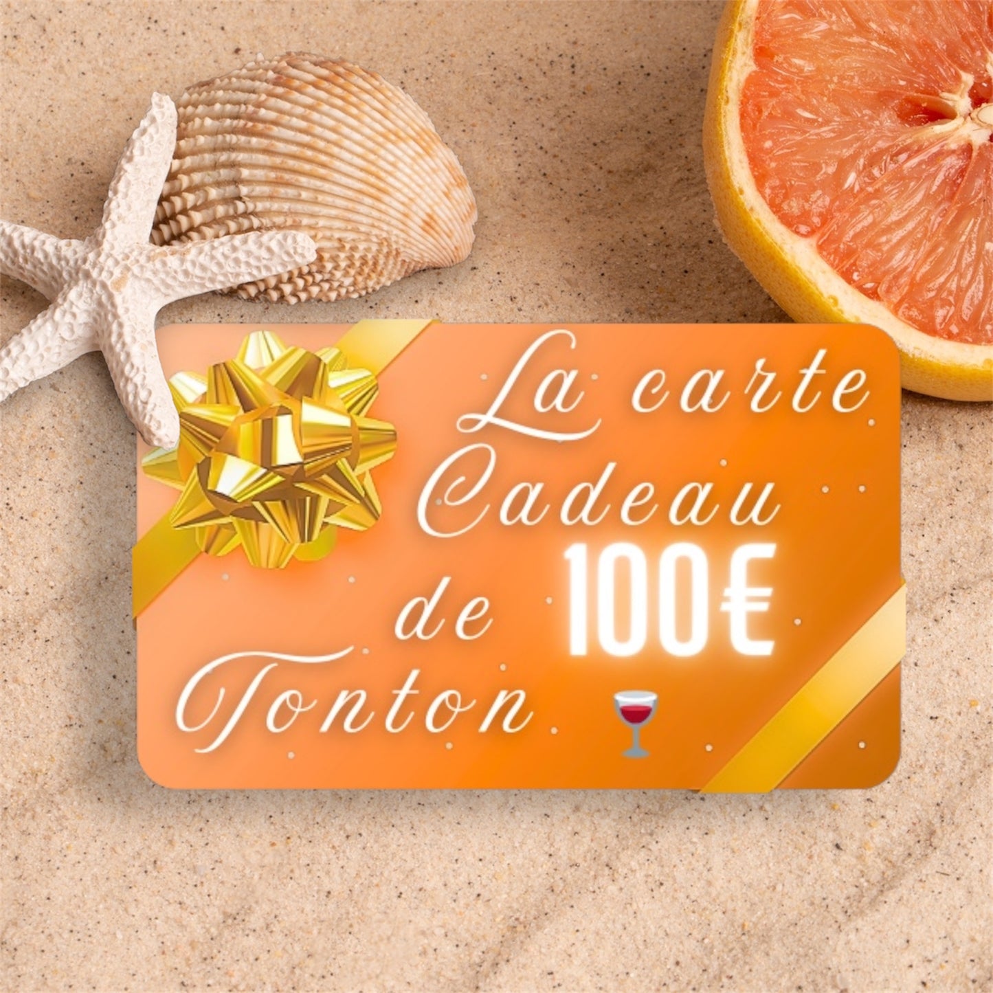 " Pas d'inspi ? Pas de problème. La carte cadeau Tonton, c'est le move parfait.😏🍷 " - TONTON DE L'APERO