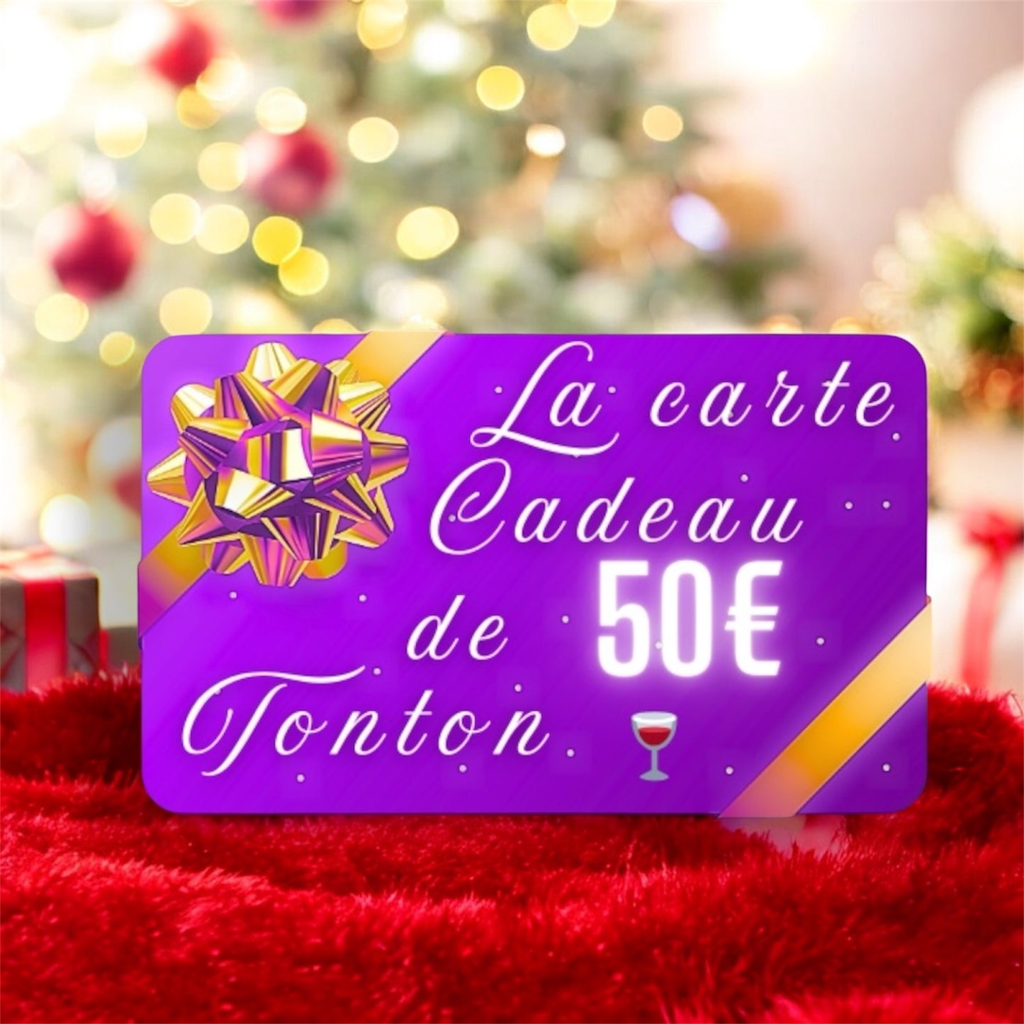 " Pas d'inspi ? Pas de problème. La carte cadeau Tonton, c'est le move parfait.😏🍷 " - TONTON DE L'APERO