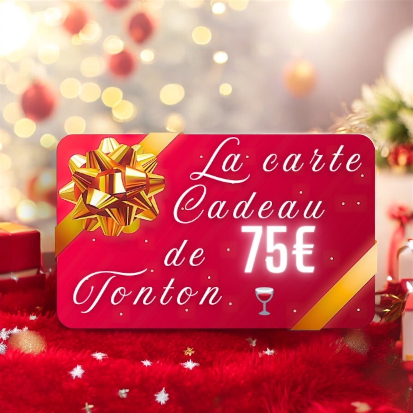 " Pas d'inspi ? Pas de problème. La carte cadeau Tonton, c'est le move parfait.😏🍷 " - TONTON DE L'APERO