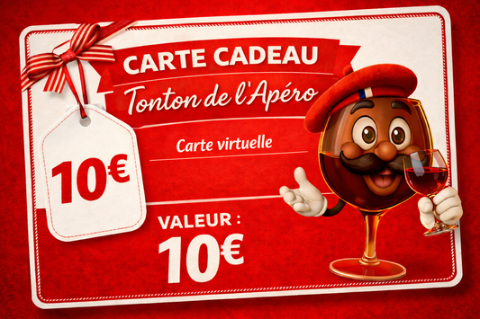 Carte cadeaux virtuelle - TONTON DE L'APERO