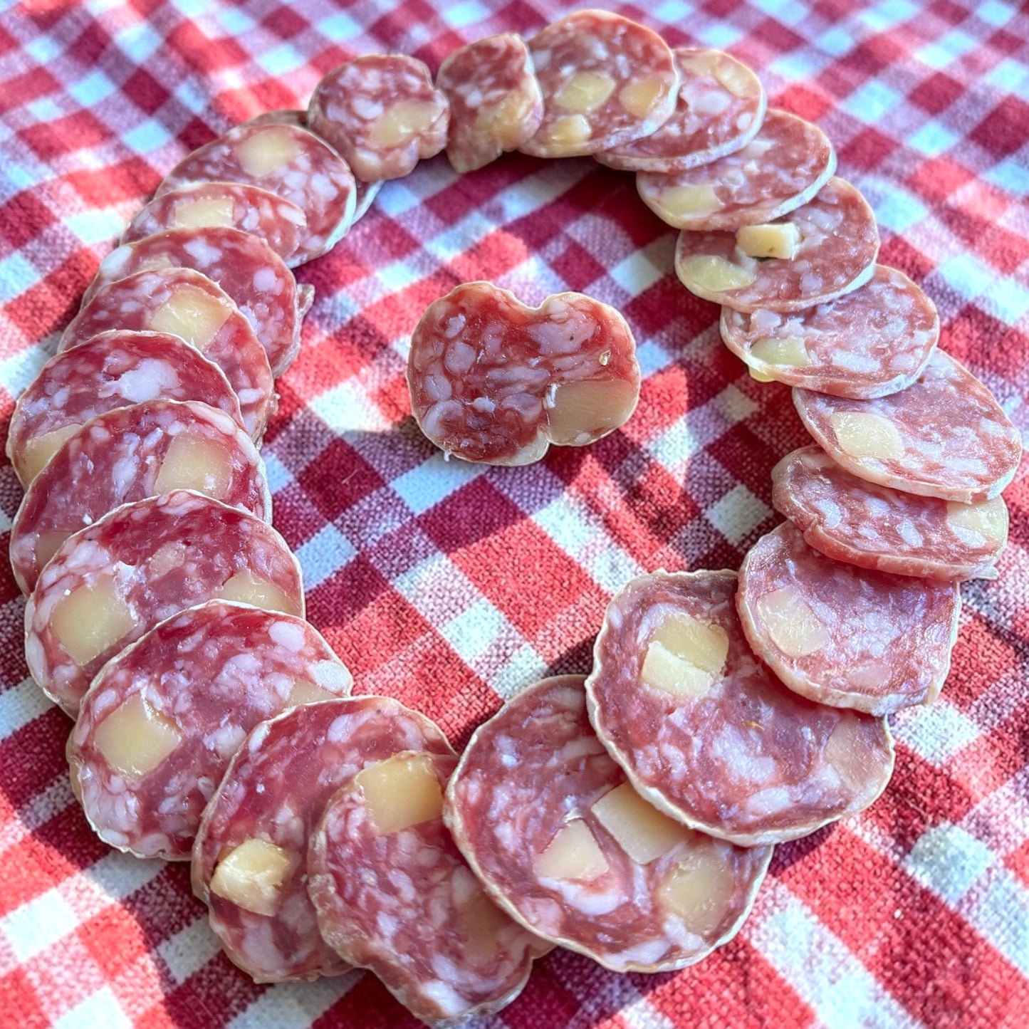 Saucisson au Comté Artisanal (≈200g) - TONTON DE L'APERO