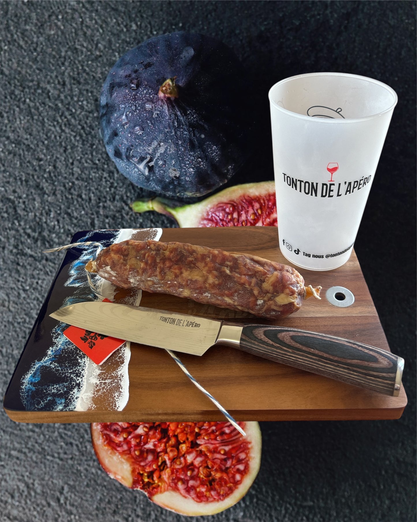 Saucisson aux Figues 🍇 - TONTON DE L'APERO