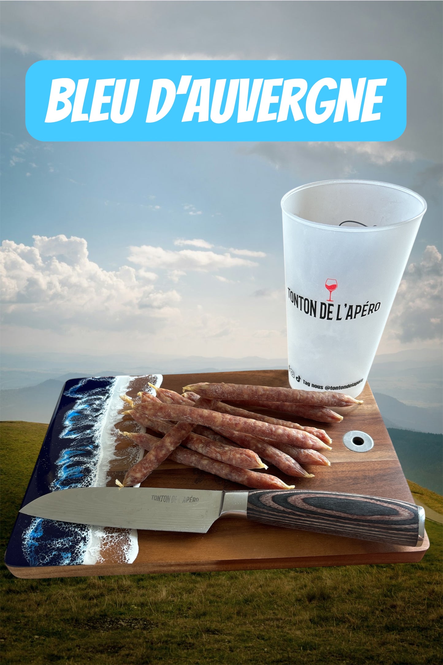 Sauciflette Bleu d'Auvergne đ - TONTON DE L'APERO