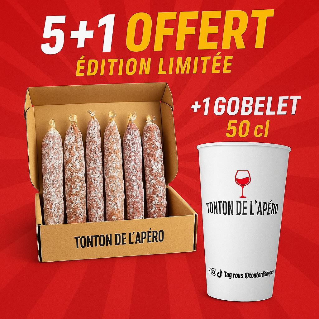 đ§ Box 5 Saucissons + 1 Offert đ - TONTON DE L'APERO