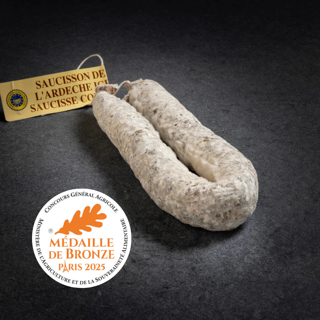 Saucisse courbe de l’Ardèche IGP 🥉 - TONTON DE L'APERO