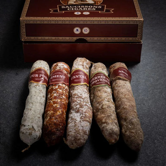 Coffret 5 saucissons Artisanaux - TONTON DE L'APERO