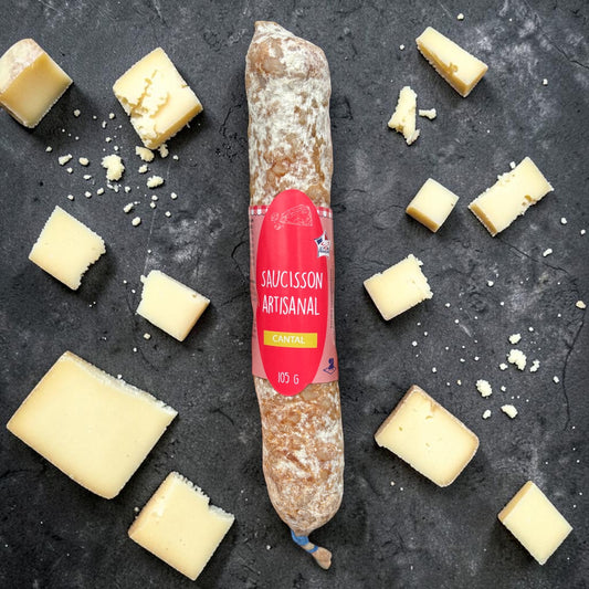Saucisson Artisanal au Cantal (105g)