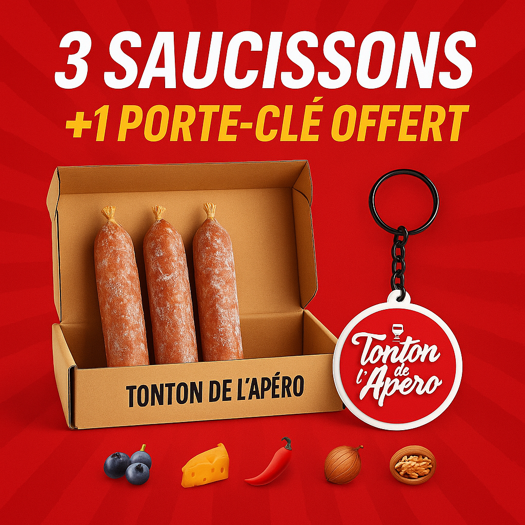 🍷 Box  3 Saucissons – Découverte 🧀