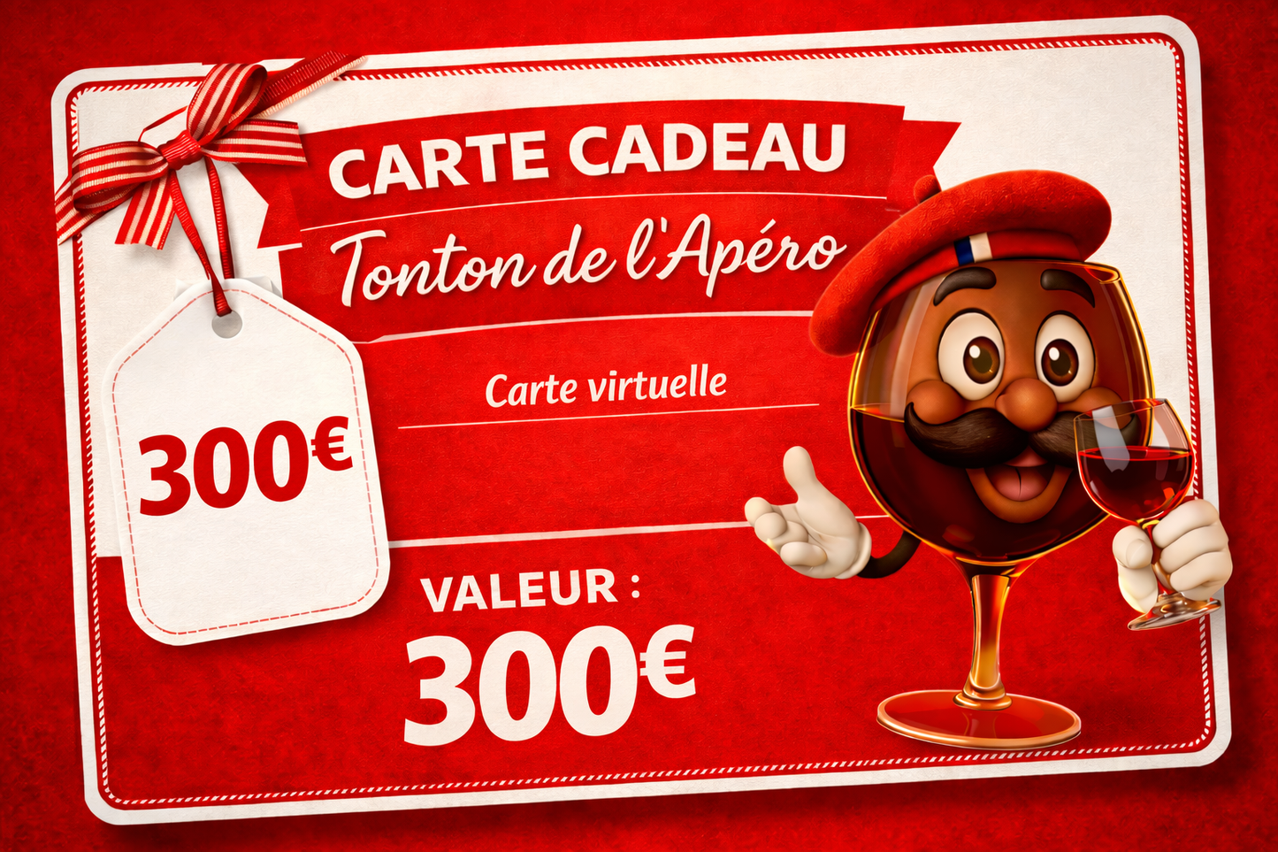 Carte cadeaux virtuelle - TONTON DE L'APERO