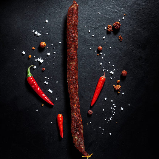 Fuet aux piments (130g) - TONTON DE L'APERO