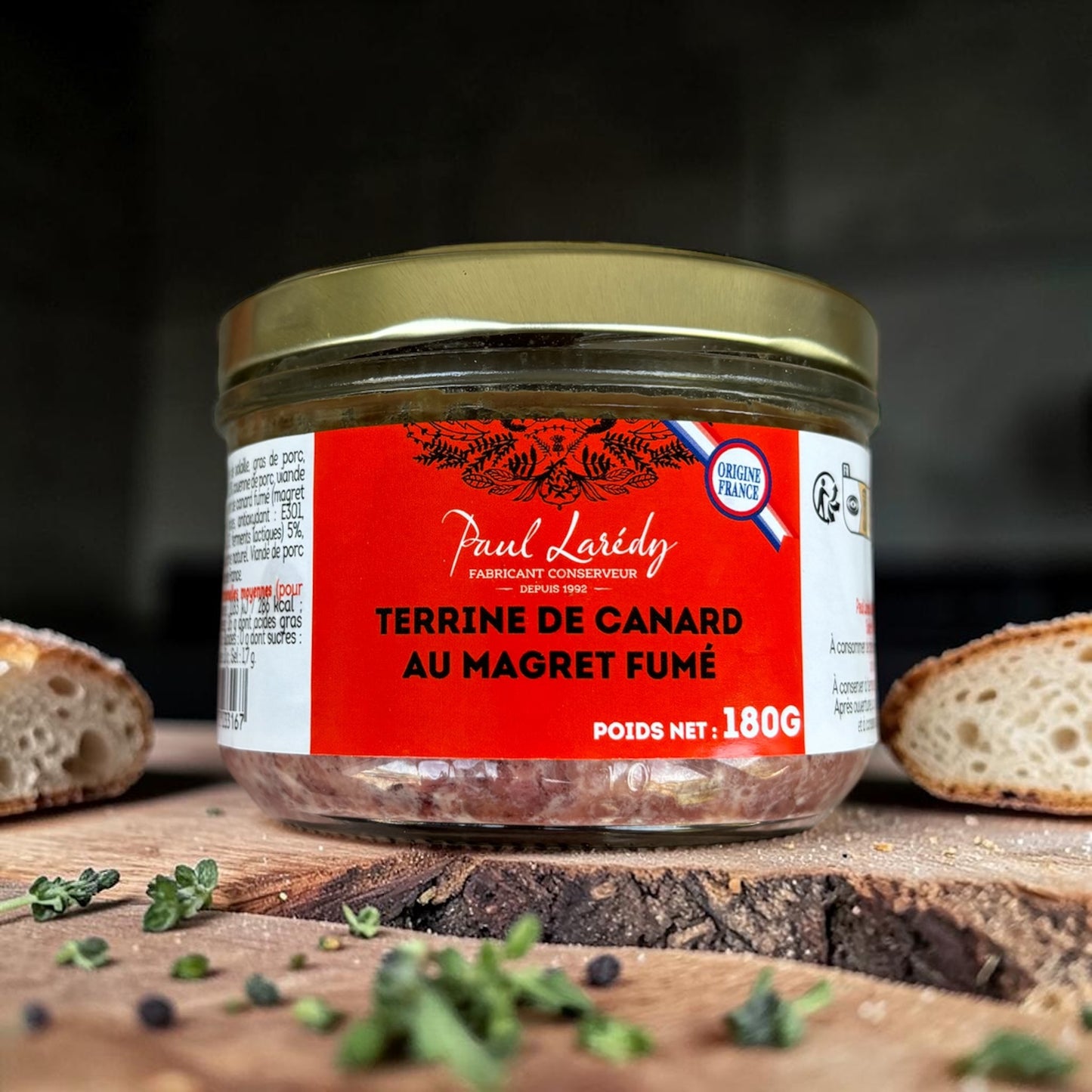 Terrine de canard au magret ( 180g )