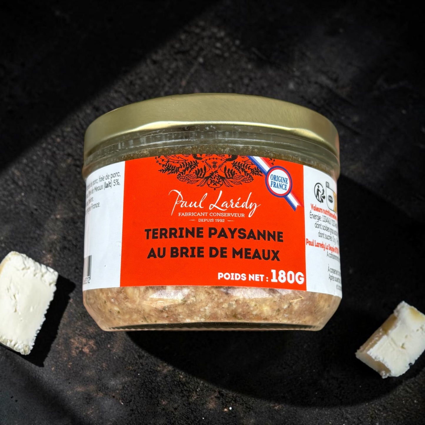 Terrine paysanne au brie de meaux ( 180g )