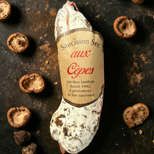 Saucisson aux cèpes - TONTON DE L'APERO