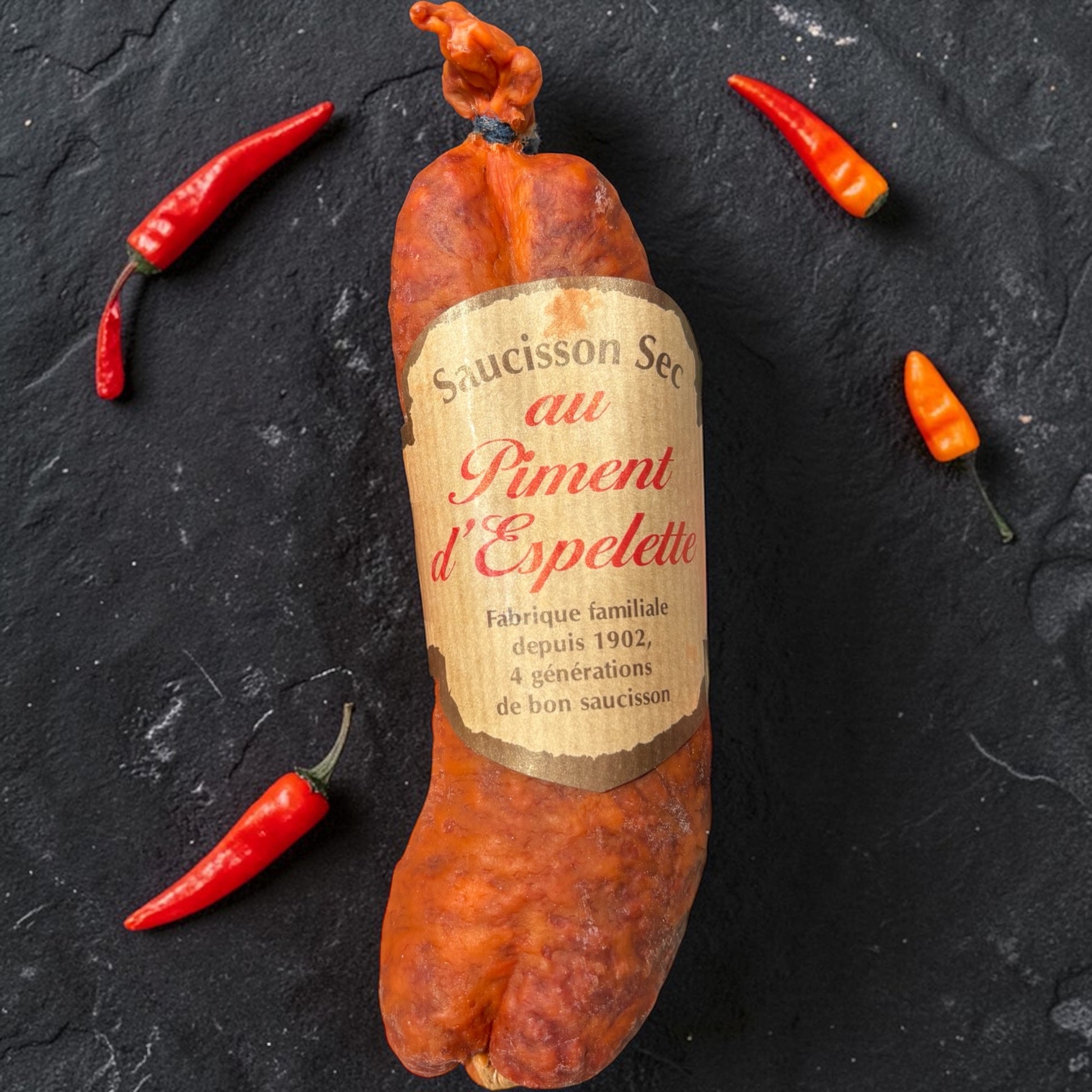 Saucisson Piment d’espelette - TONTON DE L'APERO