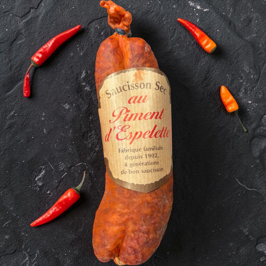 Saucisson Piment d’espelette - TONTON DE L'APERO