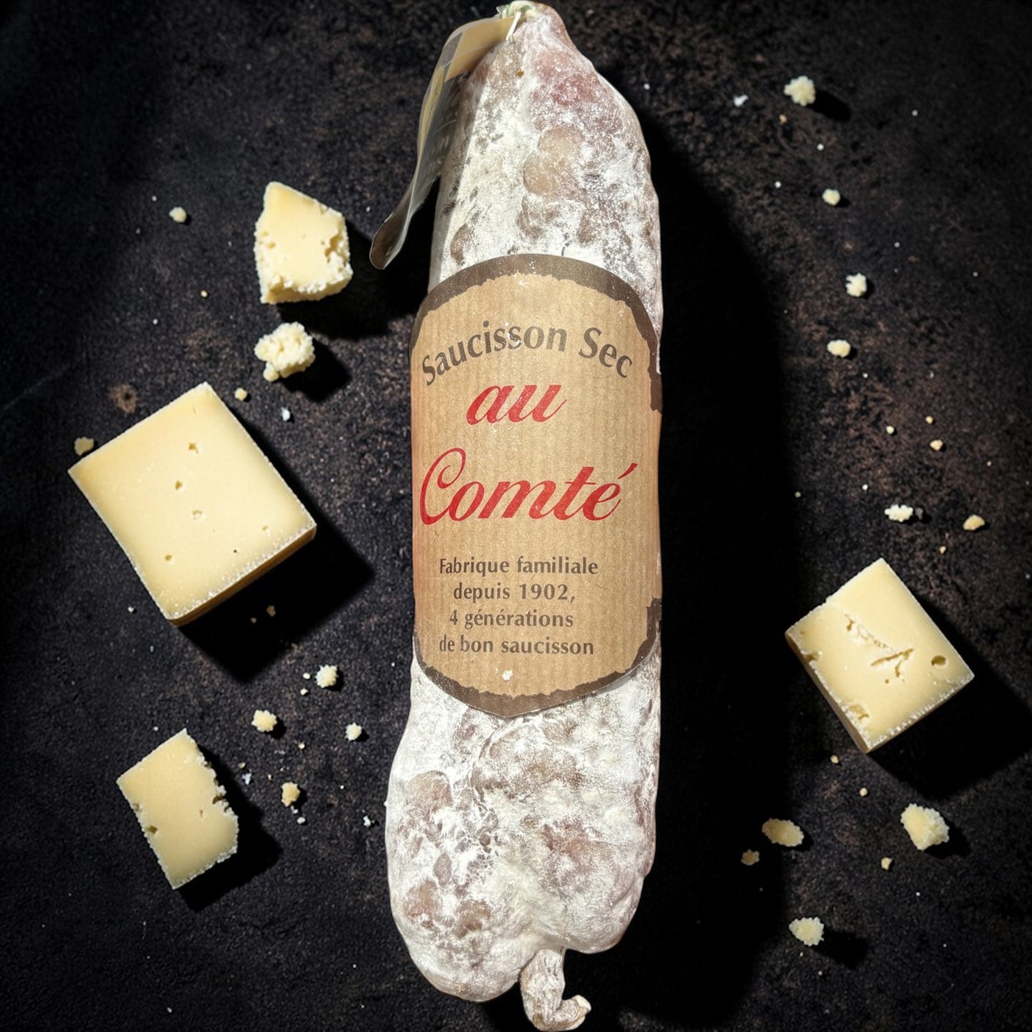 Saucisson Comté 🧀 - TONTON DE L'APERO