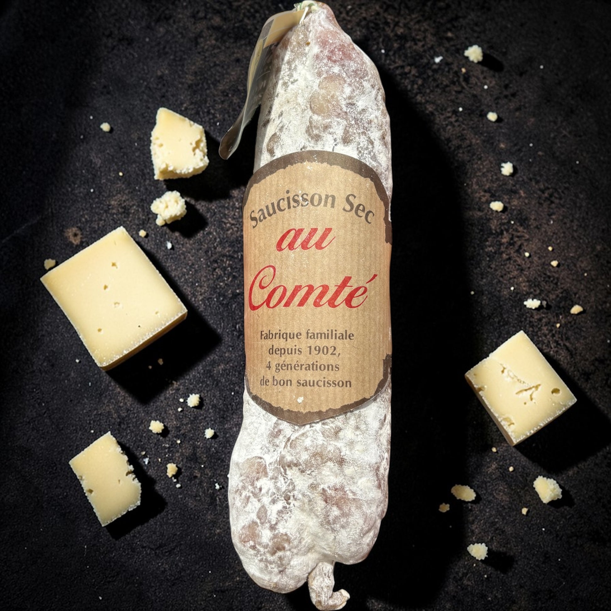 Saucisson Comté 🧀 - TONTON DE L'APERO
