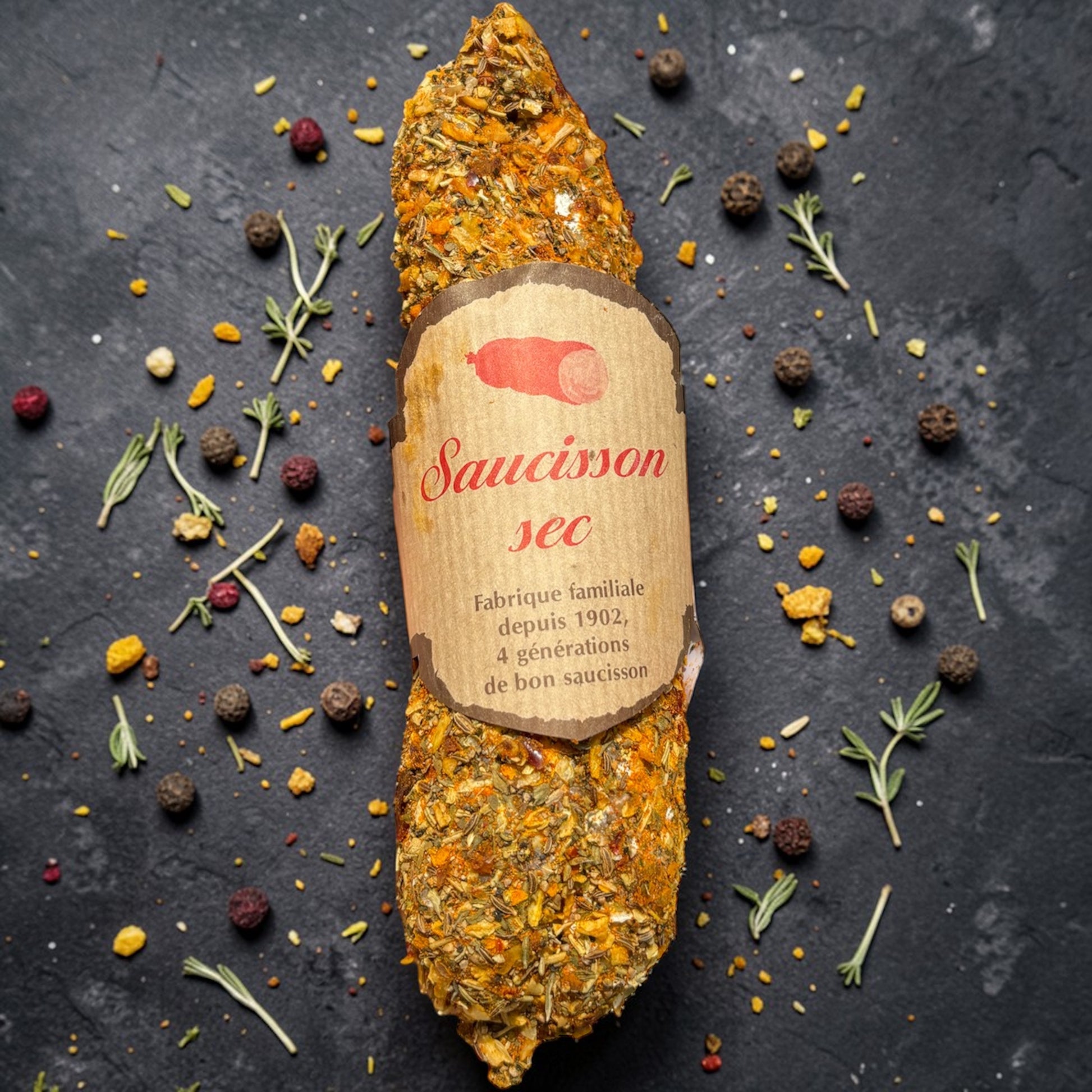 Saucisson aux herbe provençale - TONTON DE L'APERO