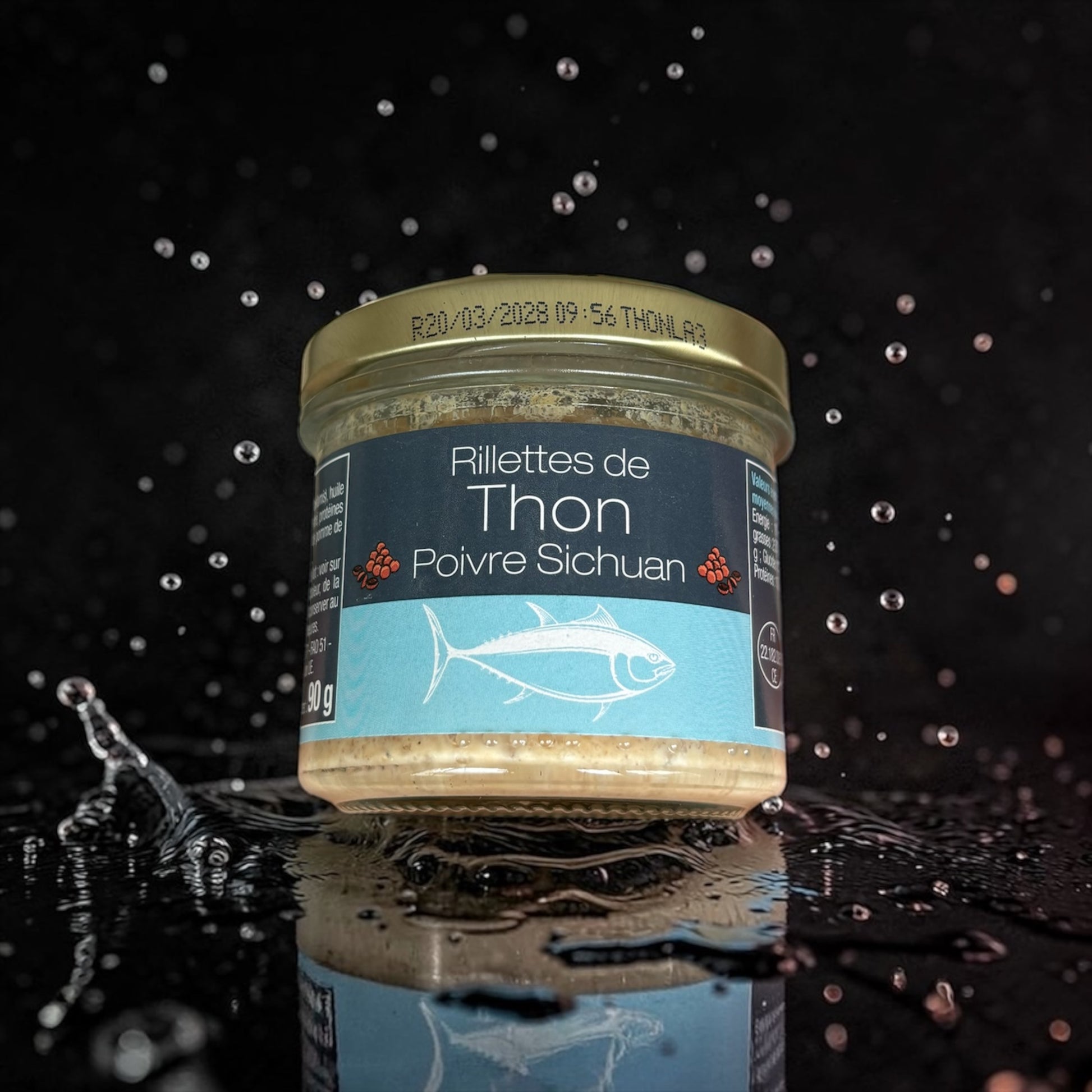 Rillettes de Thon au poivre Sichuan (90g) - TONTON DE L'APERO