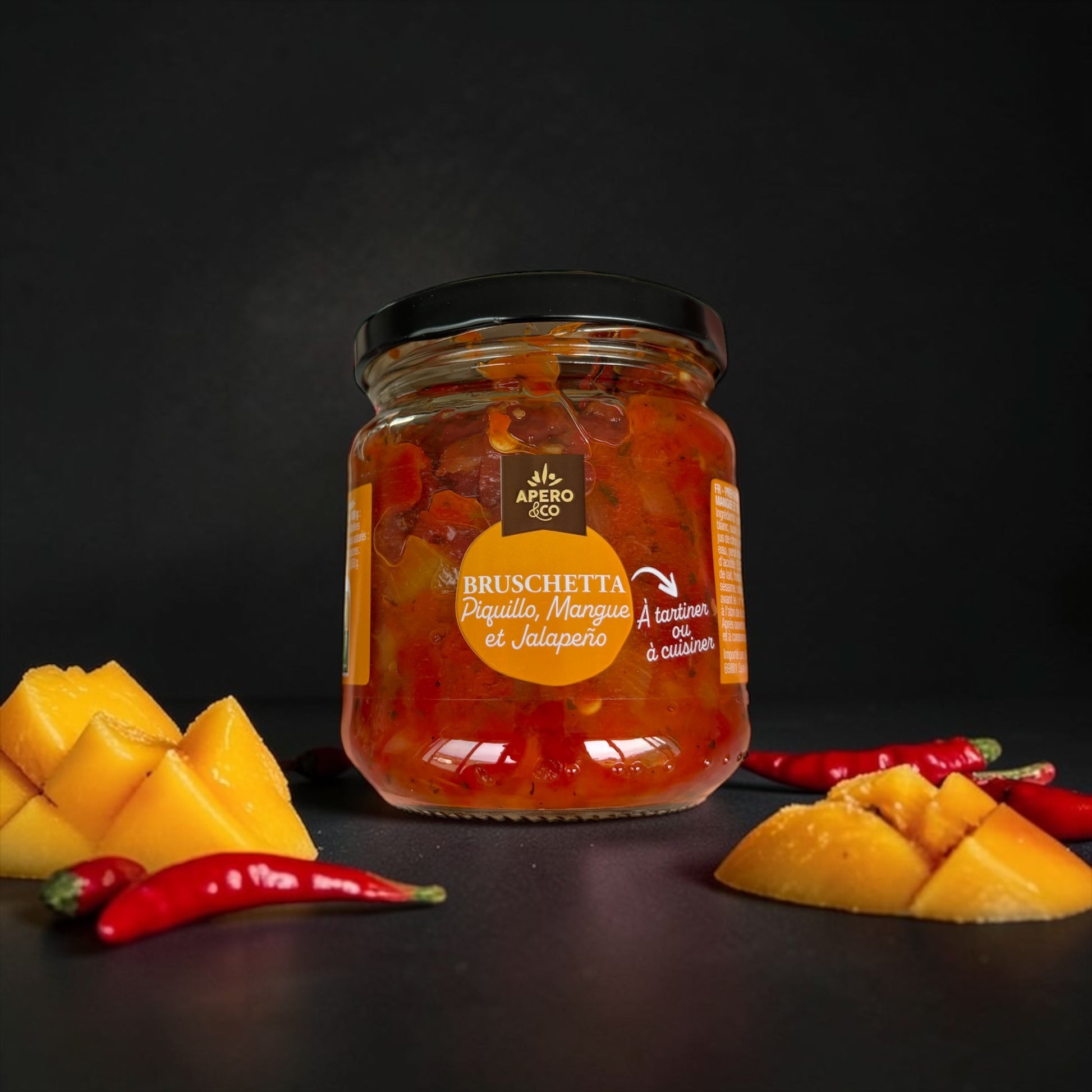 Tartinade Bruschetta Poivrons (Piquillo) & Jalapeño (190g) - TONTON DE L'APERO