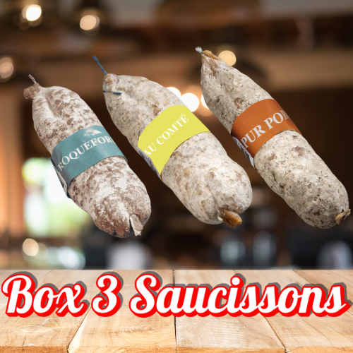 🍷 Box  3 Saucissons – Découverte 🧀 - TONTON DE L'APERO