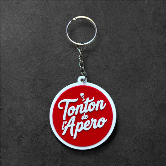 Porte Clé Argenté - TONTON DE L'APERO