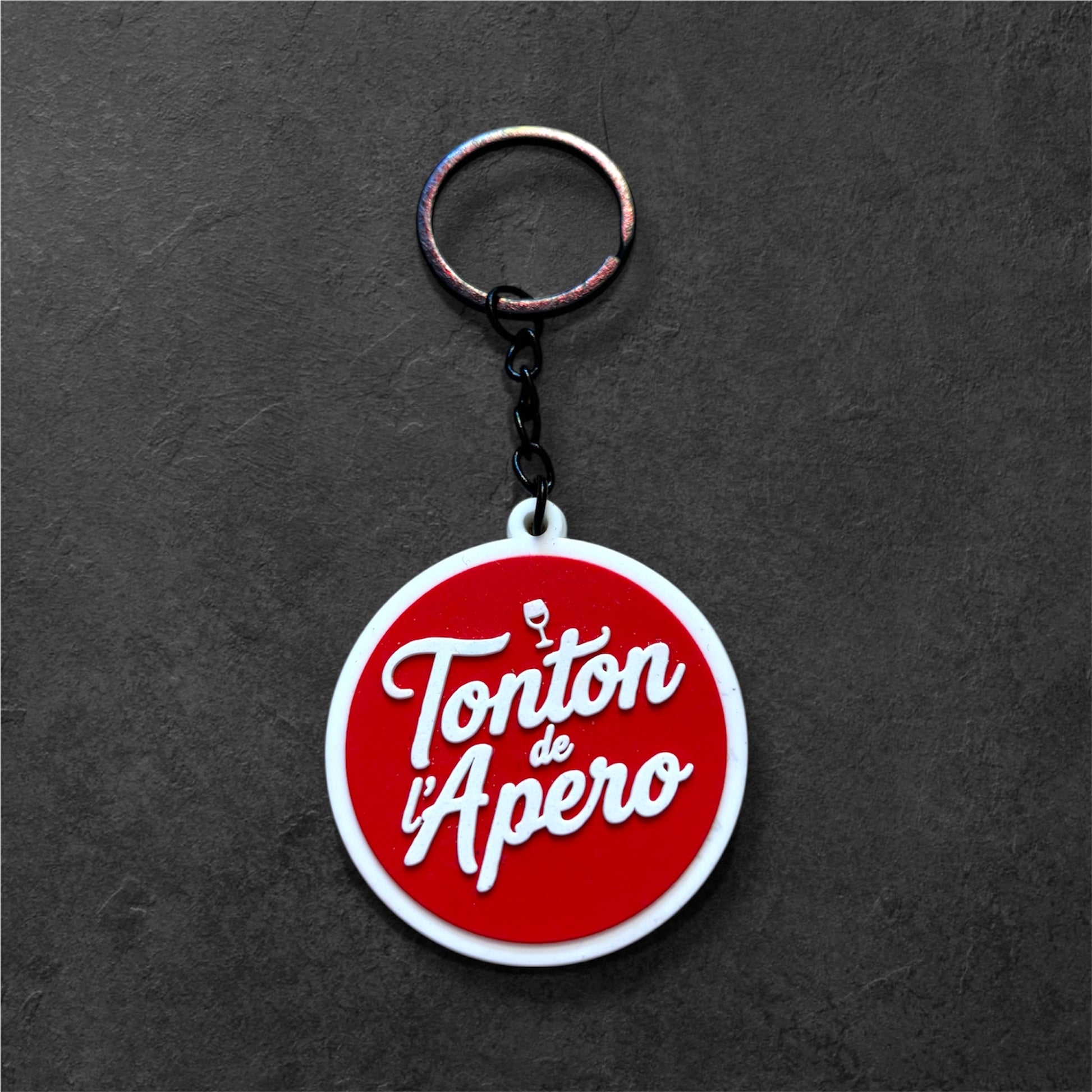 Porte Clé Noir - TONTON DE L'APERO