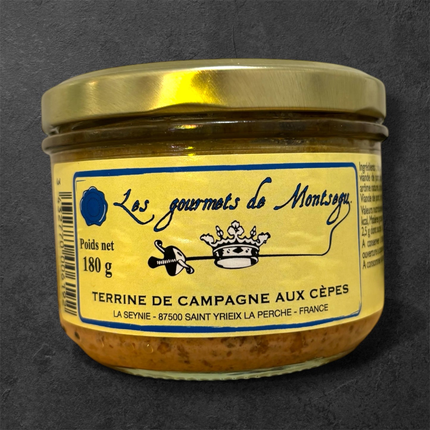 Terrine de campagne aux cèpes