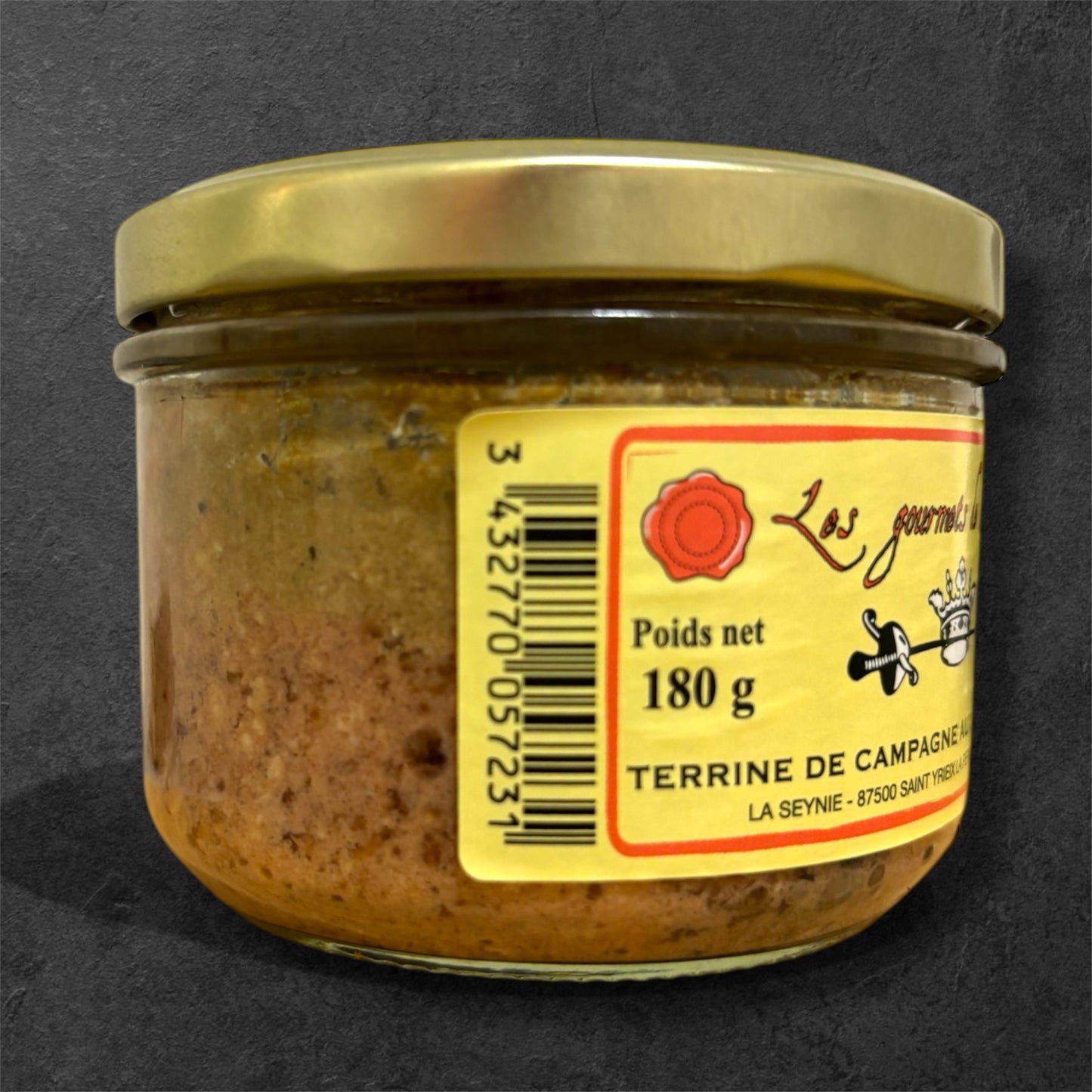 Terrine de campagne aux châtaigne